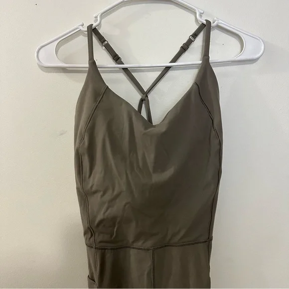 CALIA By Carrie Women's Inspire Adjustable Strap Jumpsuit Size Small Gray - Picture 2 of 12